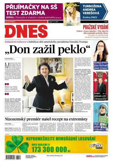 Obálka e-magazínu MF Dnes 17.3.2017