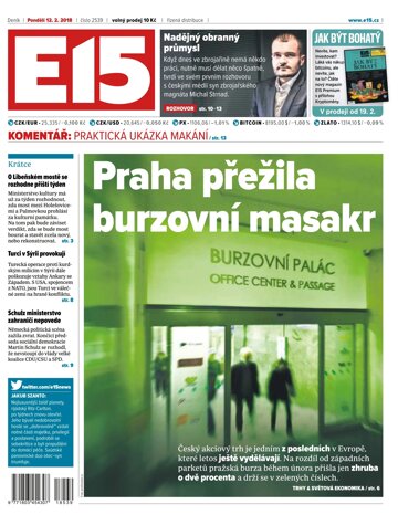 Obálka e-magazínu E15 12.2.2018