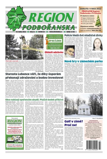 Obálka e-magazínu Region Podbořanska 3/2022