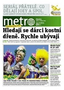 Obálka e-magazínu deník METRO 6.5.2014