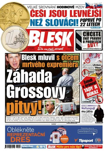 Obálka e-magazínu Blesk 21.4.2015