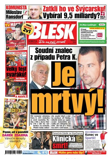 Obálka e-magazínu Blesk 5.12.2015