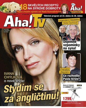 Obálka e-magazínu AHA! Tv - 21.4.2016