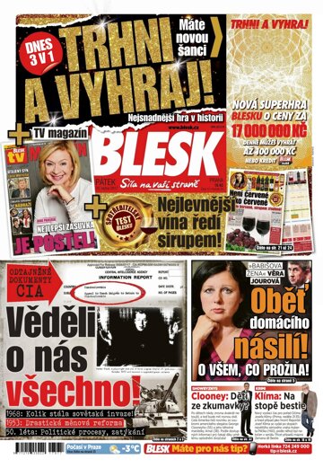 Obálka e-magazínu Blesk 20.1.2017