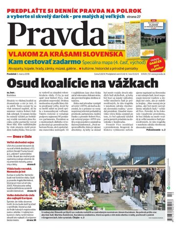 Obálka e-magazínu Pravda 5. 3. 2018