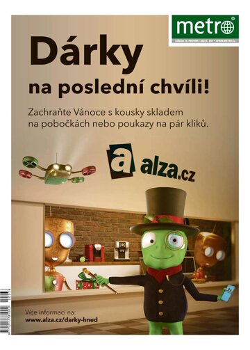 Obálka e-magazínu deník METRO 23.12.2020