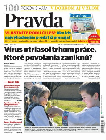 Obálka e-magazínu Pravda 6. 4. 2021