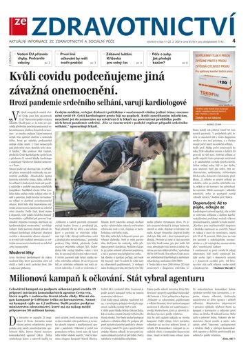 Obálka e-magazínu Ze Zdravotnictví 4/2021