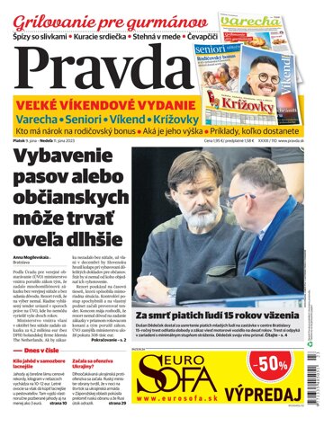 Obálka e-magazínu Pravda 9. 6. 2023