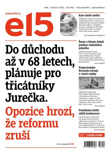 Obálka e-magazínu E15 24.8.2023