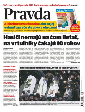 Obálka e-magazínu Pravda 29. 7. 2024