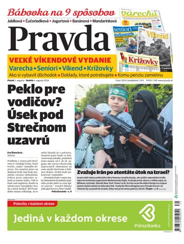 Obálka e-magazínu Pravda 2. 8. 2024