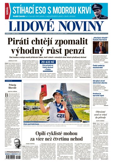 Obálka e-magazínu Lidové noviny 7.8.2024