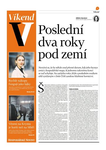 Obálka e-magazínu Hospodářské noviny - příloha Víkend 228 - 22.11.2024 Víkend