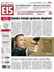 Obálka e-magazínu E15 1.2.2013