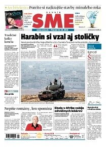 Obálka e-magazínu SME 10.10.2014