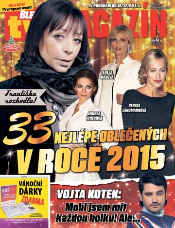 Obálka e-magazínu Blesk Tv magazín - 18.12.2015