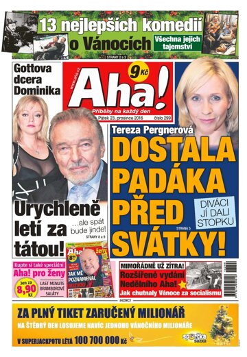 Obálka e-magazínu AHA! 23.12.2016