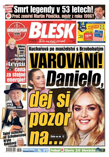 Obálka e-magazínu Blesk 27.2.2023