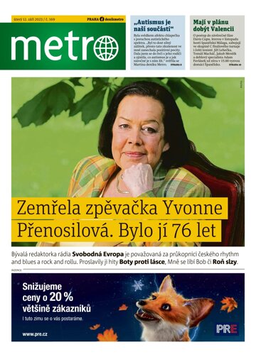 Obálka e-magazínu deník METRO 12.9.2023