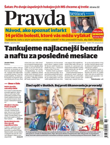 Obálka e-magazínu Pravda 3. 9. 2024