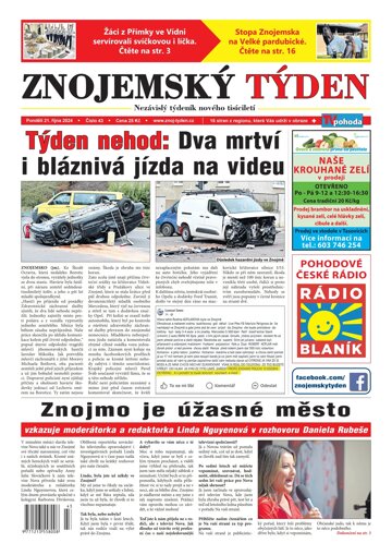 Obálka e-magazínu Znojemský týden 43/2024