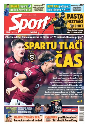 Obálka e-magazínu Sport 6.2.2025