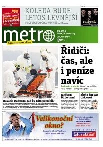 Obálka e-magazínu deník METRO 28.3.2013