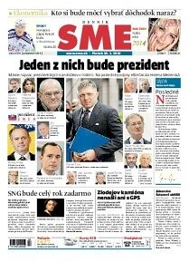 Obálka e-magazínu SME 10.1.2014