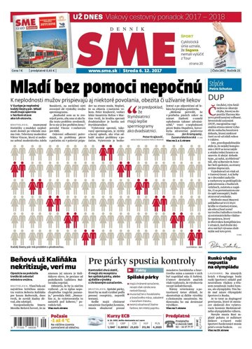 Obálka e-magazínu SME 6.12.2017