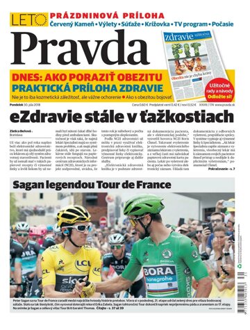 Obálka e-magazínu Pravda 30.7.2018