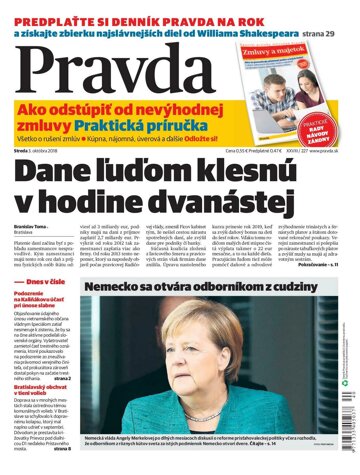 Obálka e-magazínu Pravda 3.10.2018