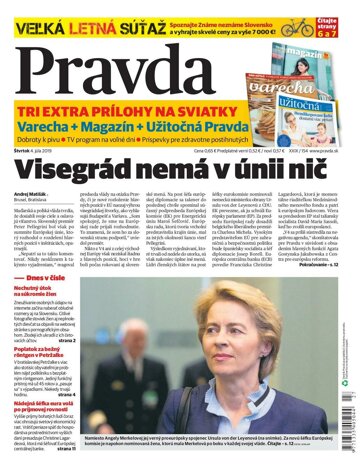 Obálka e-magazínu Pravda 4. 7. 2019