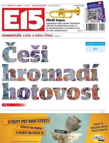 Obálka e-magazínu E15 13.11.2020