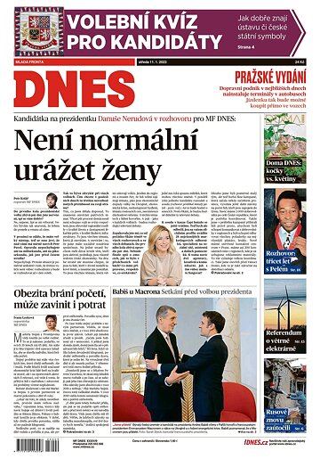 Obálka e-magazínu MF Dnes 11.1.2023