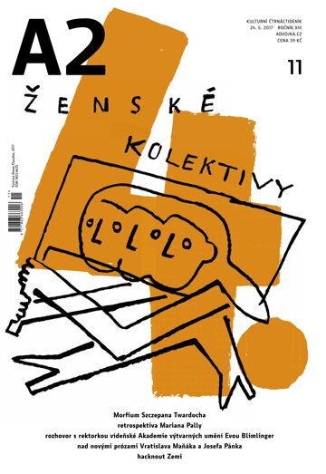 Obálka e-magazínu A2 kulturní čtrnáctideník 11/2017