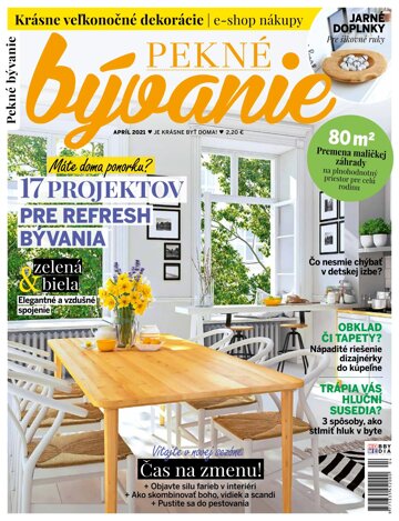 Obálka e-magazínu Pekné bývanie 4/2021