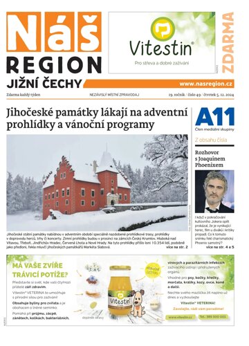 Obálka e-magazínu Náš Region - Jižní Čechy 49/2024