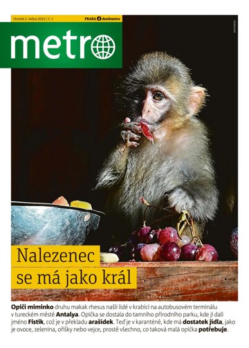 Obálka e-magazínu deník METRO 2.1.2025