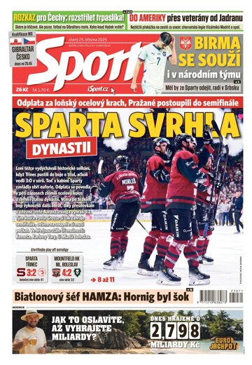 Obálka e-magazínu Sport 25.3.2025