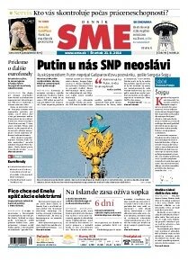 Obálka e-magazínu SME 21.8.2014