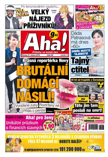 Obálka e-magazínu AHA! 27.4.2016