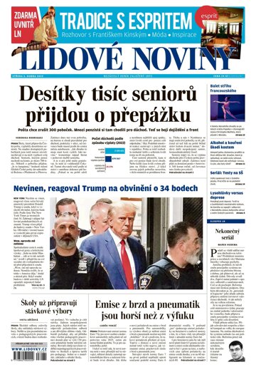 Obálka e-magazínu Lidové noviny 5.4.2023