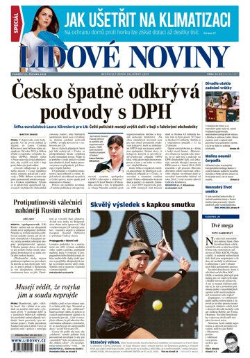 Obálka e-magazínu Lidové noviny 12.6.2023