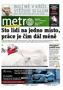 Obálka e-magazínu deník METRO 11.12.2012