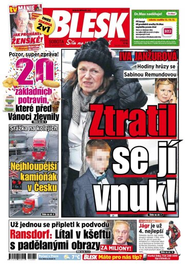 Obálka e-magazínu Blesk 12.12.2015