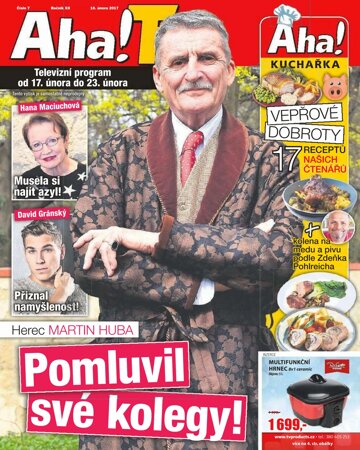 Obálka e-magazínu AHA! Tv - 16.2.2017