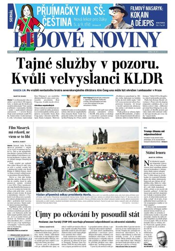 Obálka e-magazínu Lidové noviny 6.3.2017