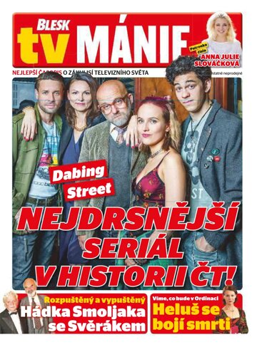 Obálka e-magazínu Blesk Tv manie 3.3.2018