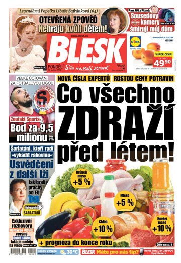 Obálka e-magazínu Blesk 28.5.2018